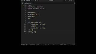 Graphics design using Python || #python #pythonprogramming #pythonforbeginners
