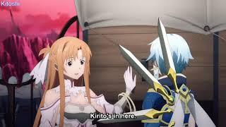 Sinon Finally Sees Kirito! And Kissed him! - Sword Art Online Alicization:War On Underworld ll Ep 1