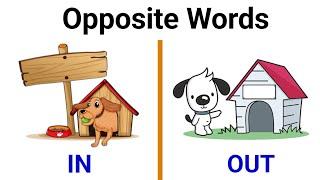 Learn opposite words for preschool | Opposites for kids | Opposite words in english | Vilom shabd