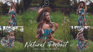 Natural Portrait Lightroom Preset | Lightroom Mobile Preset Free DNG & XMP | lightroom presets