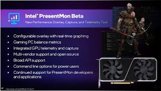 Intel PresentMon Performance Analysis Tool on RTX 3060 Ti, God Of War 2018