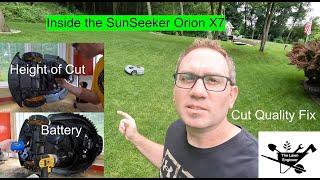 Sunseeker Orion X7 Update - Cut Quality Fix - Battery Replacement