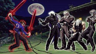 [KOF Mugen] Kyo Last Vs Ultimate Bosses Rugal Team