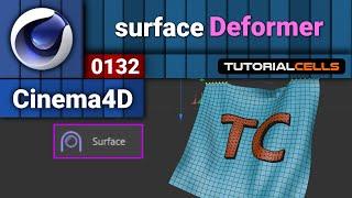 0132. surface deformer in cinema 4d