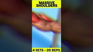 Massive Shoulders: Real Color 3D Interactive Workout for Men #shortvideo #chest #bodytransformation