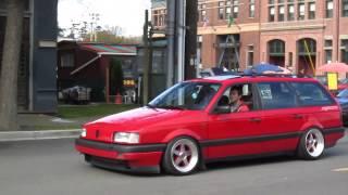 VW B3 PASSAT Syncro ON PORSCHE GOTTI Wheels Roll By In the City