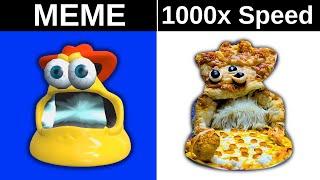 Pizza Tower Meme but 1000x Speed and Everyone is Pizza
