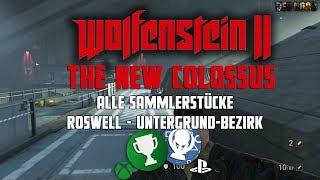 Wolfenstein 2 The New Colossus - Roswell Untergrund-Bezirk - Alle Sammelobjekte - Guide