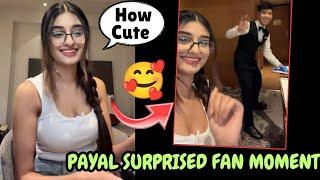 Payal Surprise Fan Moment in Hotel | Cute Moment #payal #payalgaming #regaltos