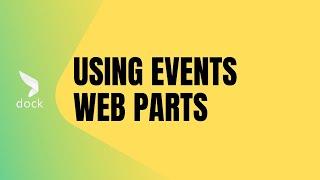 How to Use Events Web Part in SharePoint Online - Tutorial