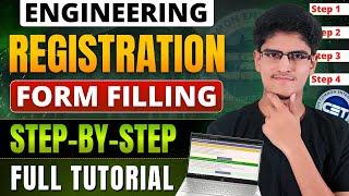 Engineering CAP Registration Form Filling | Application Form Filling Step By Step | Full Tutorial