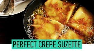 Crepe Suzette  flambe | How To Make Crêpes Suzette | Dessert Recipe | French Pancake