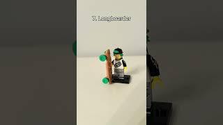 LEGO minifigures series 27: 7 of 12, Longboarder  #shorts #legoshorts #legominifigures