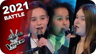Billie Eilish - Bad Guy (Jessica/The Rockets/Rahel) | The Voice Kids 2021 | Battles