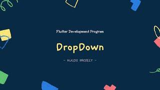 FLUTTER 55 DropDown (Tutorial Flutter Bahasa Indonesia)