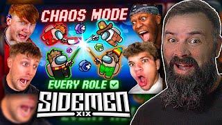 SIDEMEN AMONG US ULTRA CHAOS MODE: EVERY SINGLE ROLE TURNED ON | OrvieWoah Reacts