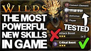 Monster Hunter Wilds - Most Powerful Skill in Game - Buffs & Nerfs - ALL Armor/Weapon Skills Guide!