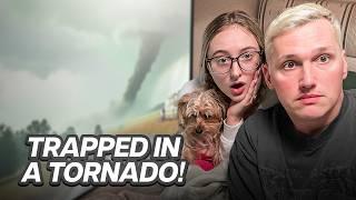 STUCK IN A TORNADO in Our RV! (Scariest Night Ever)