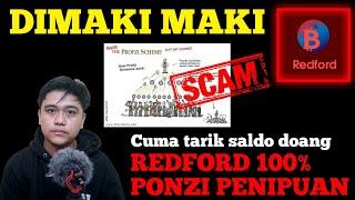 Redford Trading Sinyal !! Downline Sampai Dimaki Maki !! 100% PENIPUAN SCAM Ponzi Membayar Diawal