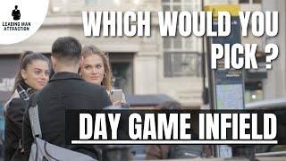 Picking Up 2 HOT Girls | Which One Would You Choose | Daygame Infield