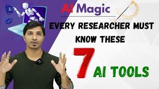 AI Tools for Research II AI Magic II Modern & AI Tools for Research Paper II My Research Support