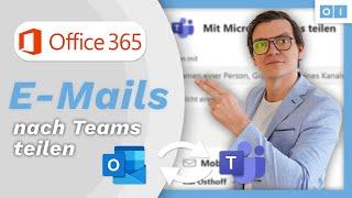 Neues Feature in Outlook: E-Mails direkt nach Microsoft Teams teilen | Osthoff innovations