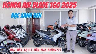 REVIEW HONDA AIR BLADE 160 BẠC XANH ĐEN -  BÁO GIÁ XE - MÀU LẠ! Độ Mê Xe