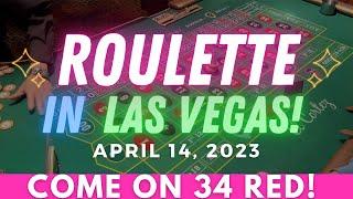 COME ON 34 RED!   ROULETTE IN LAS VEGAS with Side Bets at El Cortez Casino!  → April 14, 2023