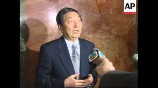 UK: LONDON: CHINESE PREMIER ZHU RONGJI PRESS CONFERENCE