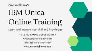 IBM UNICA Online Training: Comprehensive guidelines from experts with proexcellency