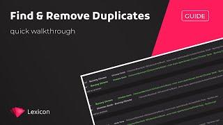 Find & remove duplicates from your DJ library - without breaking your playlists!