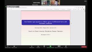 Dmitry Shafranov - One Sobolev type equation in Hilbert spaces of differential forms with...