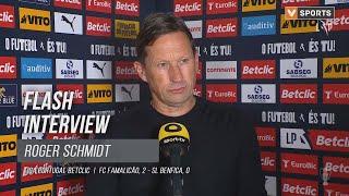 Roger Schmidt: "Perdemos o jogo e perdemos também o campeonato"