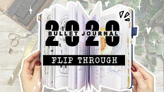 2020 BULLET JOURNAL Flip Through | My first year of bullet journaling