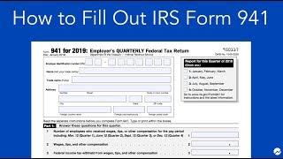 How to Fill out IRS Form 941: Simple Step-by-Step Instructions