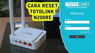 Tutorial Cara Reset Router Totolink N200RE - Gak Sampe 5 menit Selesai !! #totolink #n200re