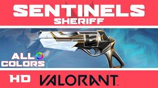 Sentinels of Light SHERIFF VALORANT SKIN (ALL COLORS) | New Skins Showcase