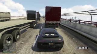 GTA 5 - Bugatti SuperVeyron (Adder) Fastest Car on Highway HD