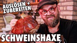 Bierzelthaxe Zuhause selber machen!  Rezept Schweinshaxe