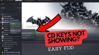 Are Your CD Keys Missing? EASY FIX but More Money Spent