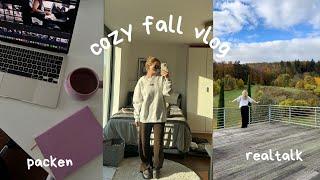 COZY HERBST VLOG, realtalk trennung & vorbereitungen dreh