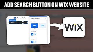 How To Add Search Bar Button On Your Wix Website 2024! (Full Guide)