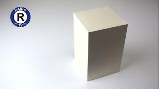 HOW TO MAKE A SQUARE PRISM OUT OF PAPER? RIGHT SQUARE PRISM. | #RAIDOTV