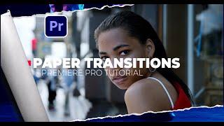 How To create Paper Transitions Effect in Premiere Pro