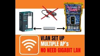 TP-link EAP110 VLAN Set Up Using Ez wifi Software