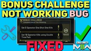 How to Fix Bonus challenge not working Error In Warzone 2 | Mw2 Bonus Challenge Not working Fix