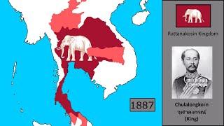 History of Thailand (1680-2024) With Flags