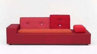 Polder Sofa by Hella Jongerius for Vitra is a "collage of textiles"