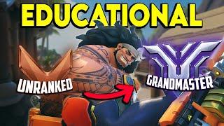 EDUCATIONAL Mauga Unranked to GM Season 13 the movie | Overwatch 2