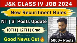 JKSSB Class Iv Posts Notification Out  | Jkssb Naib Tehsildar Posts 2024 | JKSSB 10th Pass New Jobs